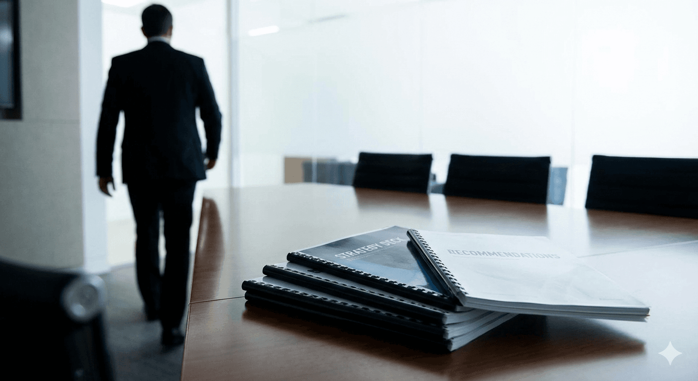 Sales consultants who leave decks behind