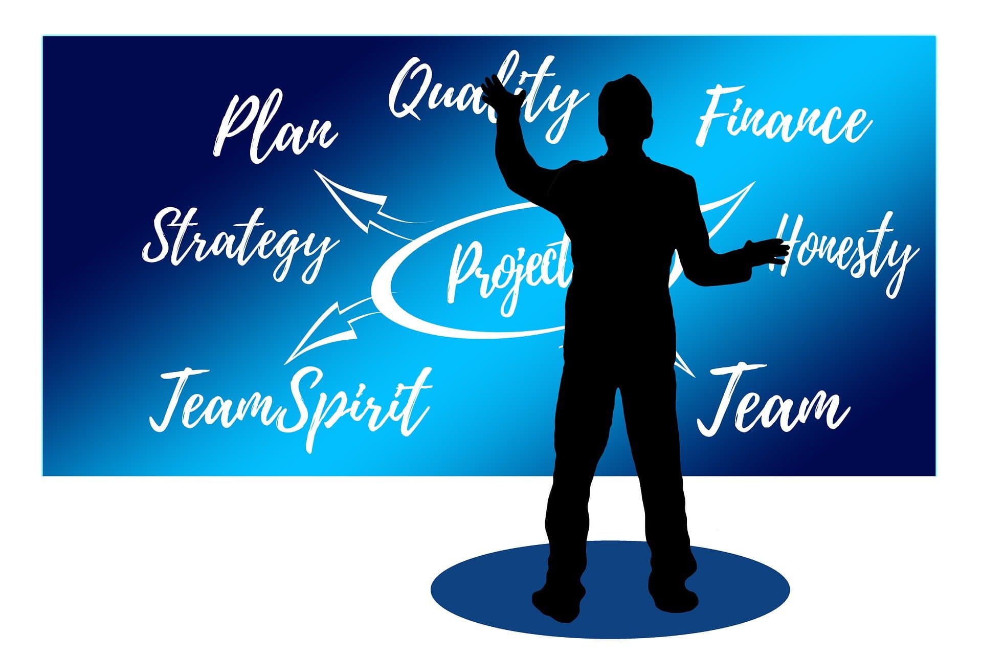 Executive strategy discussion comparing sales leadership models